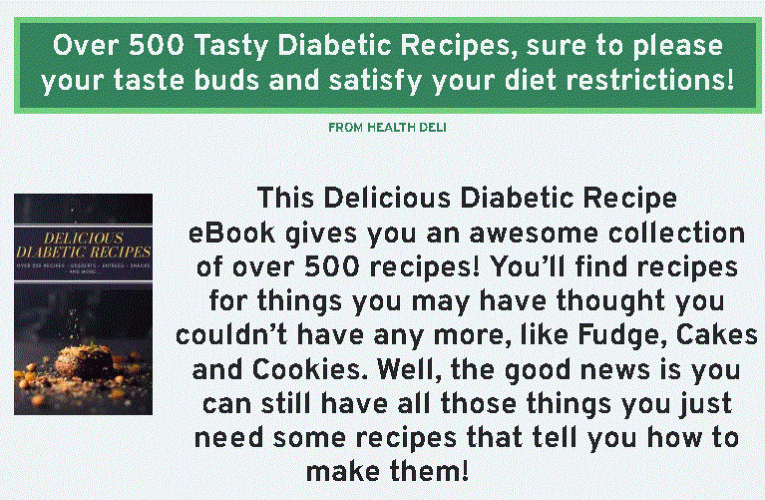 500 Delicious Diabetic Recipes E-book