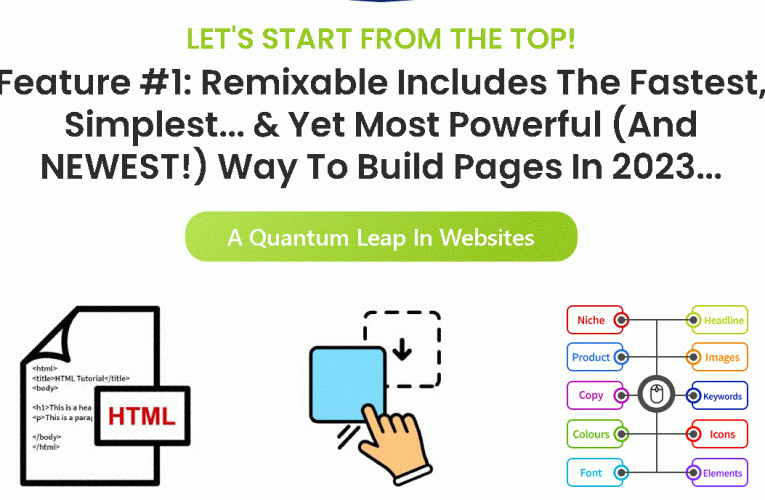 How To “Remix” Your Business… …By Automating EVERY Aspect Of MY $400,000/Year Business, Including… Building Websites, Developing Software, Creating Brands & Getting Buyer Traffic!