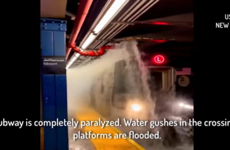 Apocalypse in New York: Subway under Water, Rivers instead of Streets, it happened on sept 3, 2021 due to global warming